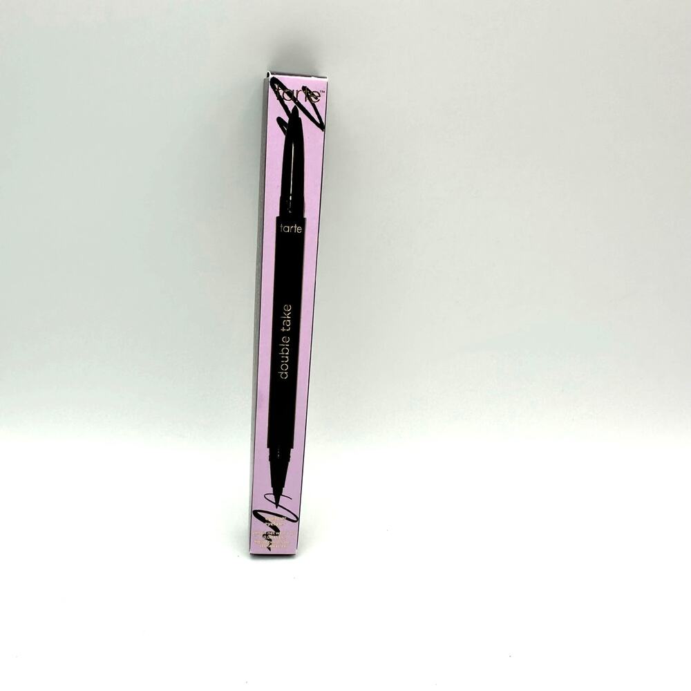 Tarte Double Take Black Eyeliner Dual Ended Brand New Full Size